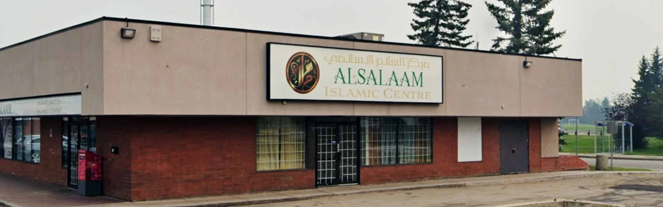 Exterior view of Masjid Al-Salaam Edmonton building